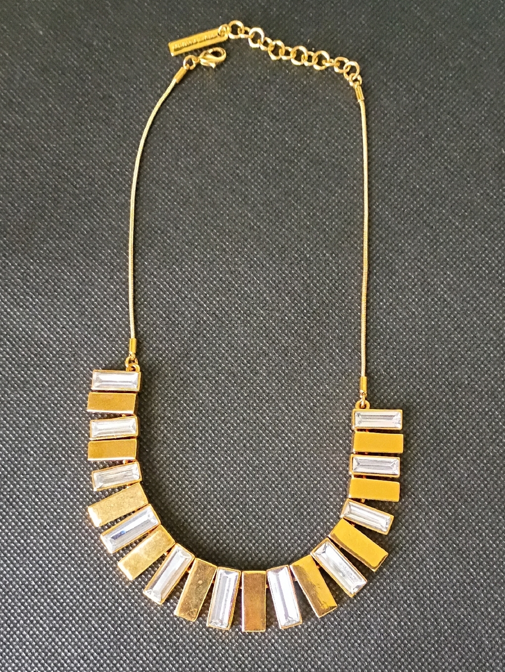 Vince Camuto Gold Tone Statement Necklace